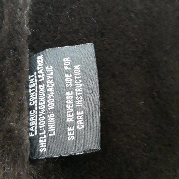 Leather Winter Coat w/ Faux Fur Lining - Picture 5 of 7